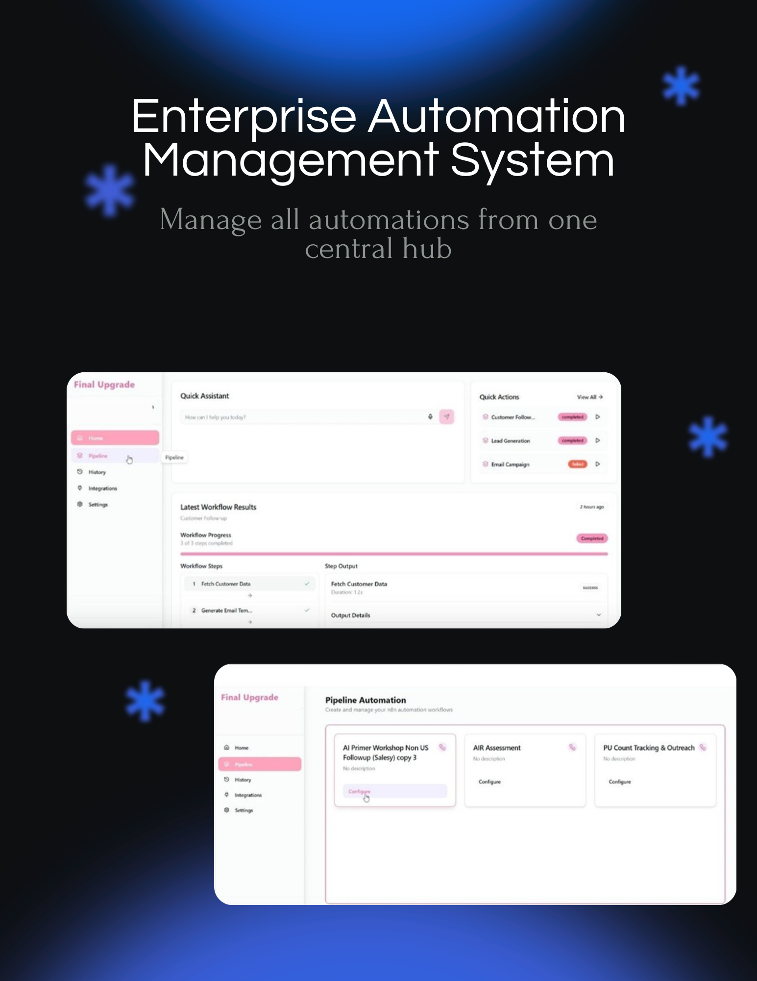 Enterprise Automation Management System
